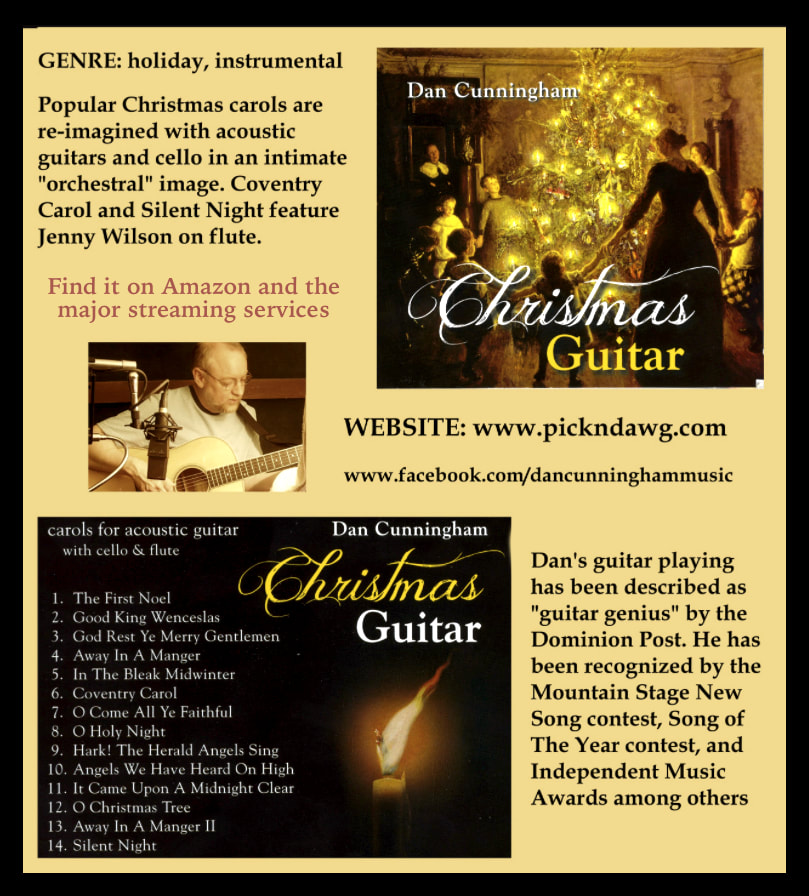 Christmas Guitar one sheet Dan Cunningham