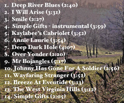 Simple Gifts CD back cover songs Dan Cunningham pickndawg