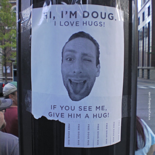 Hug Doug in Nashville - pickndawg