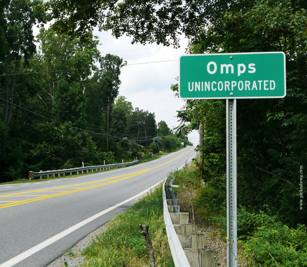 Omps West Virginia sign - pickndawg