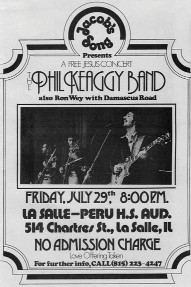 Phil Keaggy Band poster Chicago 1977 pickndawg